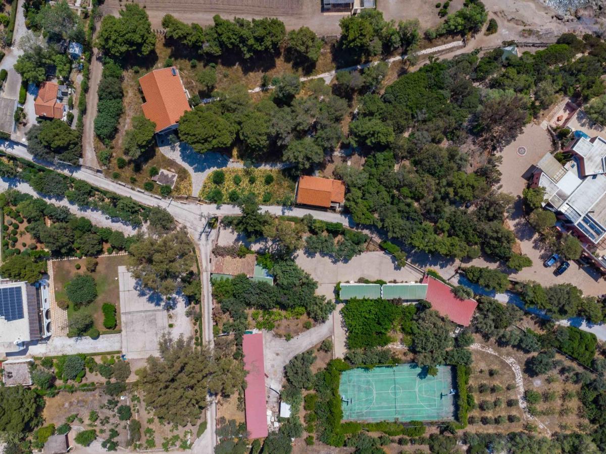 Black Diamond Beachfront Pool Villa Pasithea In Sounio, Athens Sounion Bagian luar foto