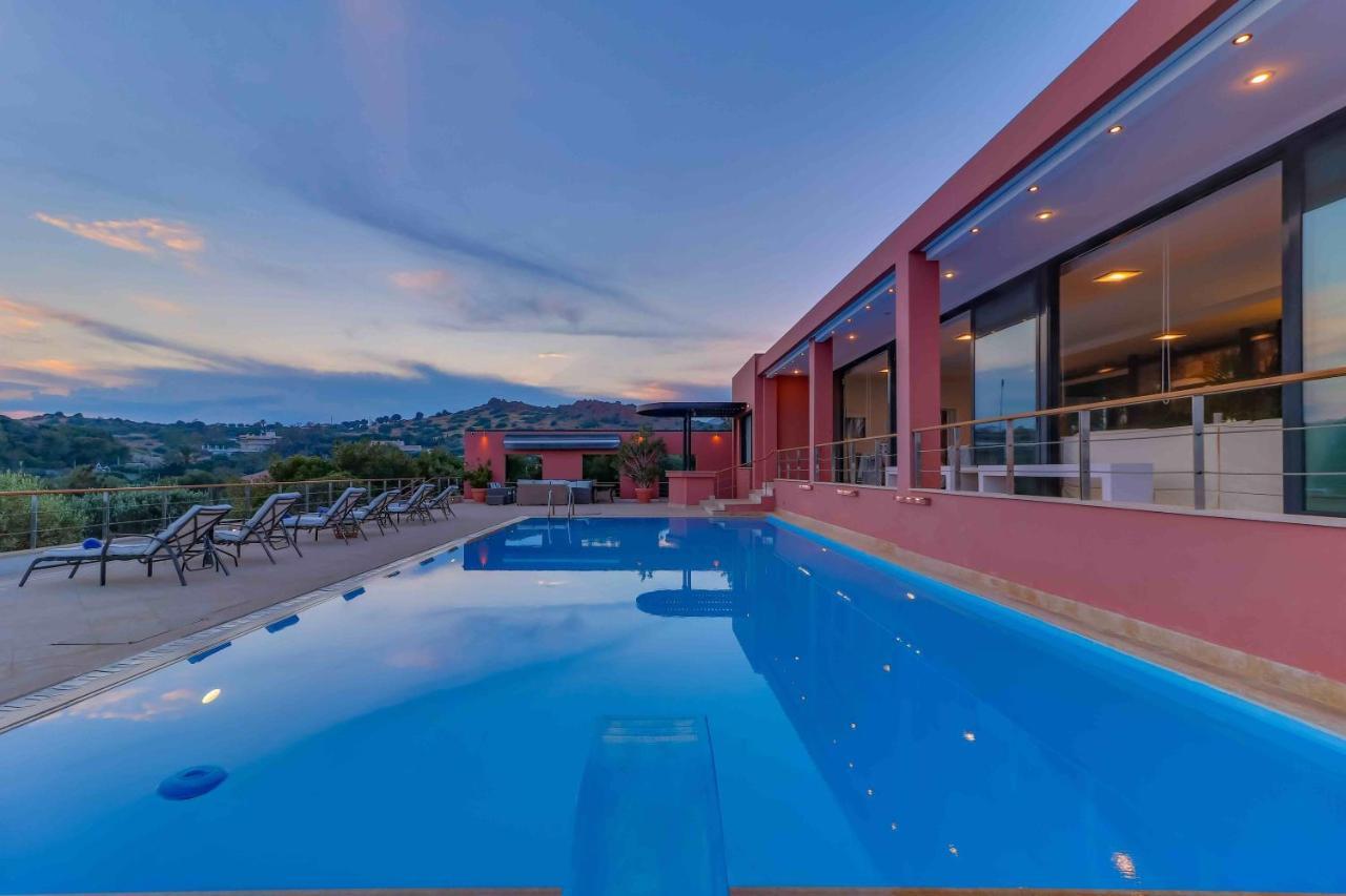 Black Diamond Beachfront Pool Villa Pasithea In Sounio, Athens Sounion Bagian luar foto